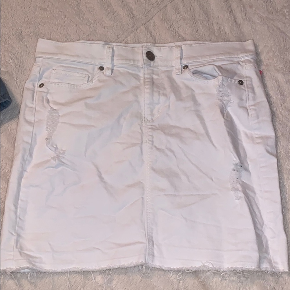 White skirt